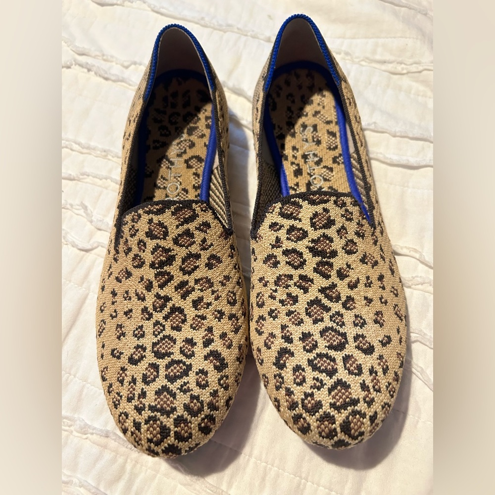 Rothy’s The Loafer Cheetah Print Size 10